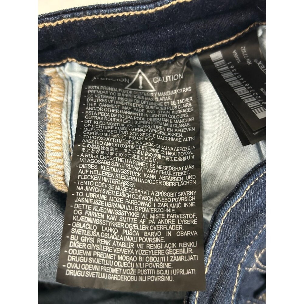 Zara Women’s US Size 4 Dark Wash Mid Rise Bootcut Jeans 33 Inch Inseam - Picture 13 of 16